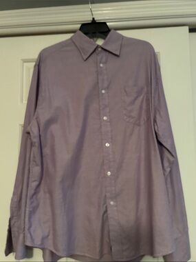 Merona Men's Light Purple Long-Sleeve Button-Down Shirt